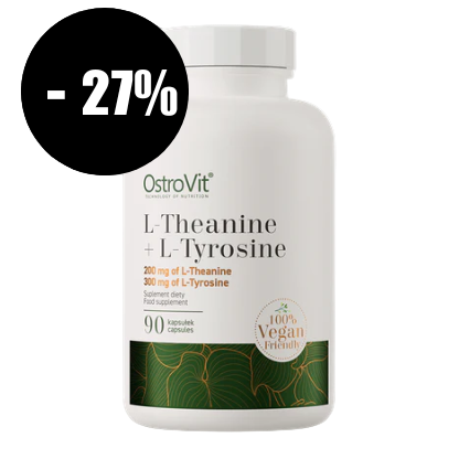 OstroVit Theanine Tyrosine / Теанин и тирозин – 90 капсул