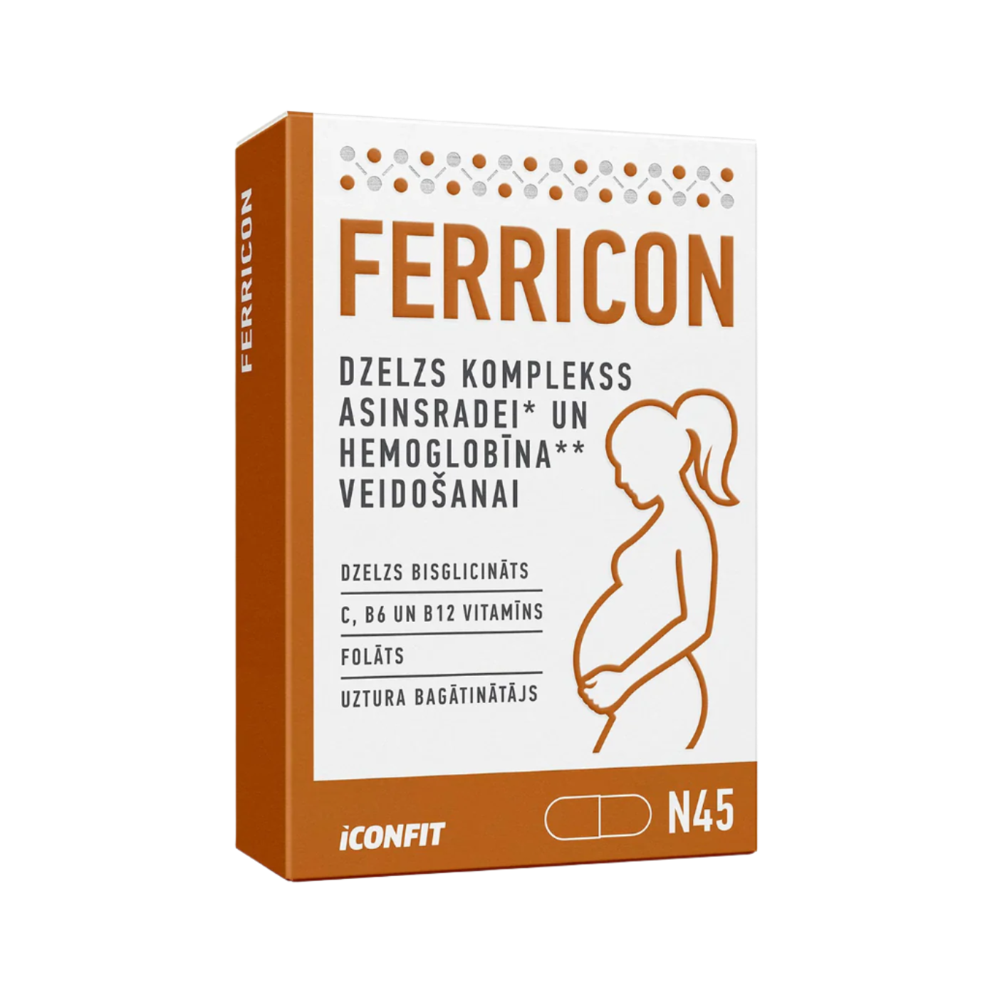 ICONFIT Ferricon (45 kapsulas)