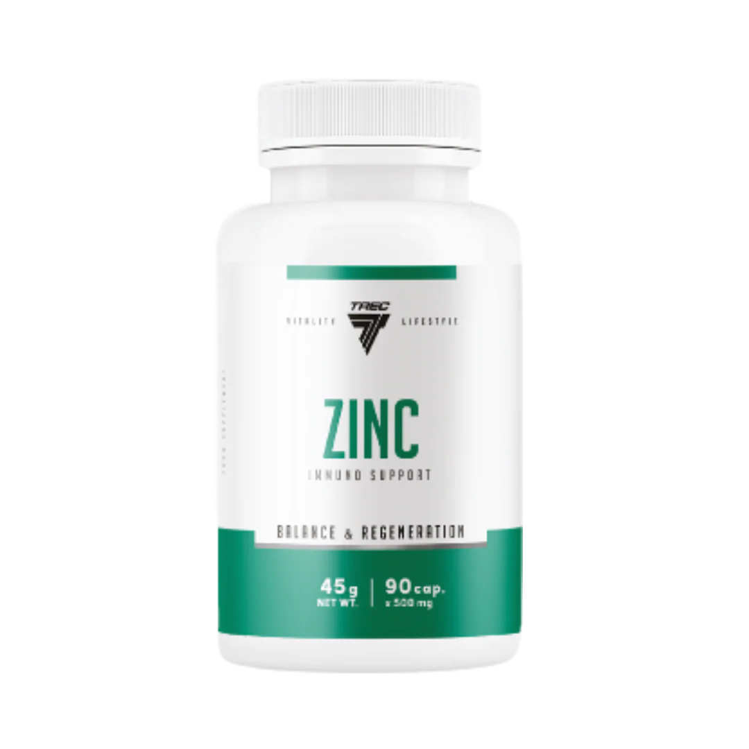 TREC Vitality Lifestyle Цинк для иммунитета, кожи, волос и ногтей (90 капсул)