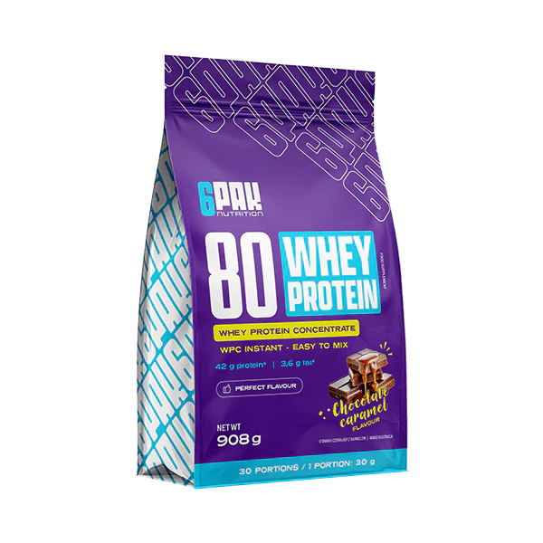 6PAK Whey 80 (whey) protein concentrate 908g