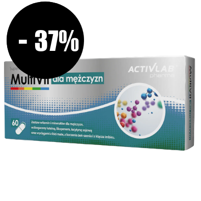 ActivLab Multivit for men / Multivitamīni vīriešiem – 60 kapsulas