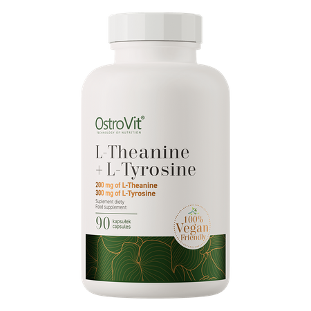 OstroVit Theanine Tyrosine / Теанин и тирозин – 90 капсул